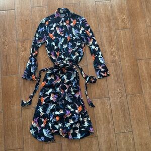 Maeve by Anthropologie Hummingbird Print Dress